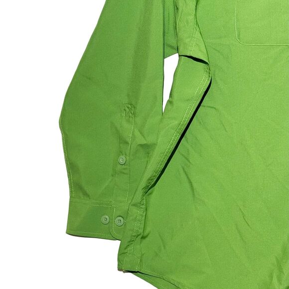 Duluth Trading CoolPlus Vented Fishing Shirt Men’s 3XL Green Long Sleeve EUC - Picture 5 of 9